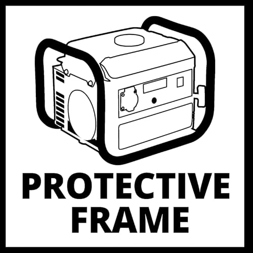 Einhell Stromerzeuger (Benzin) TC-IG 1100 (1100 W Maximalleistung, 1000 W max. Dauerleistung, 6,5 L Tank, Inverter, 4-Takt-Motor, 1x 230 V, Ölmangelsicherung, Überlastschutz) – Bild 9