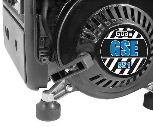 Güde Stromerzeuger GSE 951 (2-Takt Motor, Benzin, 1/1,36 (kW/PS), 1x 230 V Steckdose, max. 720 W, Laufzeit bis 7,5 h, Tank 3,8 l, Reversierstart, Tragegriff, Gewicht 15,85 kg) – Bild 3