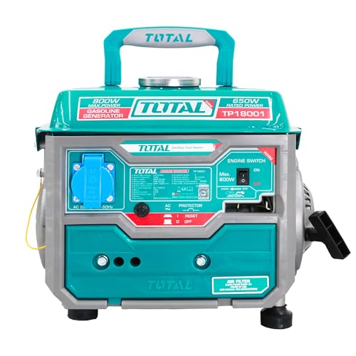 TOTAL - 0,8 kW tragbarer Stromerzeuger mit 2-Takt-Motor und Luftkühlung – Bild 2