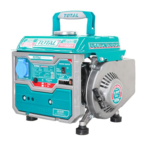 TOTAL - 0,8 kW tragbarer Stromerzeuger mit 2-Takt-Motor und Luftkühlung – Bild 4