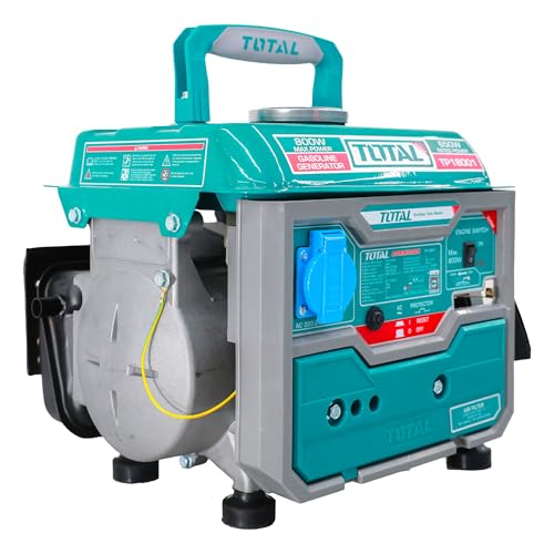 TOTAL - 0,8 kW tragbarer Stromerzeuger mit 2-Takt-Motor und Luftkühlung – Bild 6