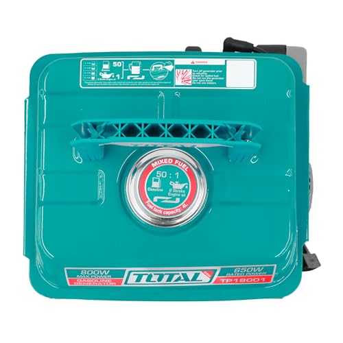 TOTAL - 0,8 kW tragbarer Stromerzeuger mit 2-Takt-Motor und Luftkühlung – Bild 7