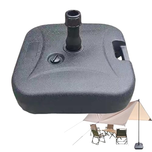 Generisch Terrasse Sonnenschirm Standfuß - Wassergefüllter Quadratischer Parasolhalter - Gartenschirm Basis,Für Terrasse Garten Balkon Rasen – Bild 6