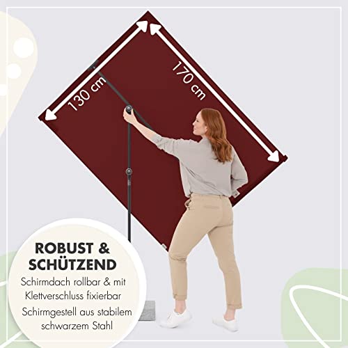 Doppler Active Balkonblende Black Edition 170x130cm in Anthrazit I Sonnenschutz für Balkon & Terrasse I Flexibler Sichtschutz I Sonnenschirm rechteckig & drehbar I Gartenschirm für Dachterassen – Bild 4