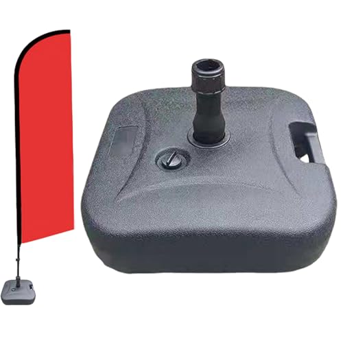 HunicandIU Terrasse Sonnenschirm Standfuß,Wassergefüllter Quadratischer Parasolhalter,Rutschfester Parasol-Halter | Für Terrasse, Hinterhof, Balkon, Garten, Rasen Und – Bild 8