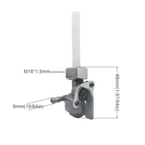 Alternative view of Strongthium M16 x 1,5mm Stromerzeuger Benzinhahn Schalter Kraftstofftank Notstromaggregat Absperrventil für Benzin Generator 5,5 PS 6,5 PS 7 PS 8 PS 9 PS 163CC 196CC 170F 208CC
