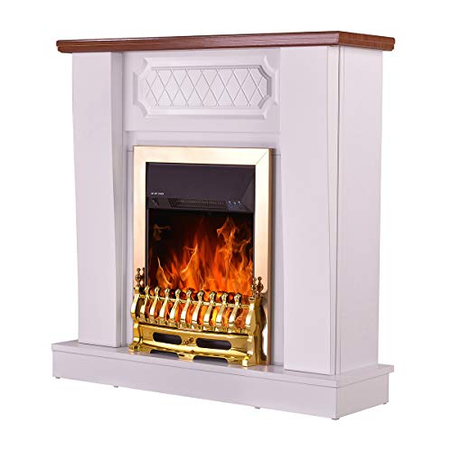 Elektrischer Kamin Asoli & Galileo gold