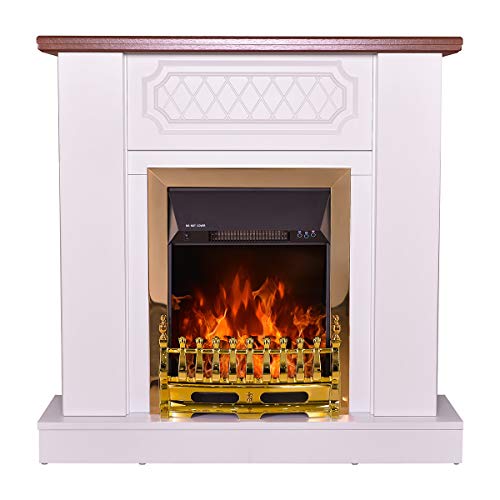 Elektrischer Kamin Asoli & Galileo gold – Bild 2