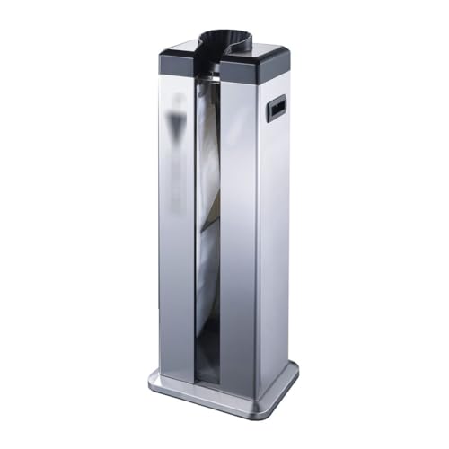 GUHPZA Automatische Nassschirmverpackungsmaschine, Gewerblicher Schirmhalter Für Eingangsbereiche, Schirmverpackungsmaschine, Jeder Schlitz,Silver-12.8x10.6x34.6in