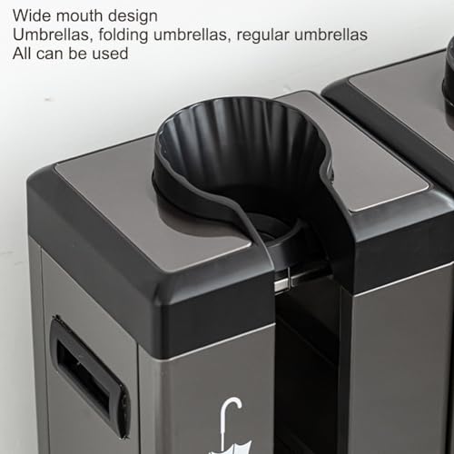 GUHPZA Automatische Nassschirmverpackungsmaschine, Gewerblicher Schirmhalter Für Eingangsbereiche, Schirmverpackungsmaschine, Jeder Schlitz,Silver-12.8x10.6x34.6in – Bild 2