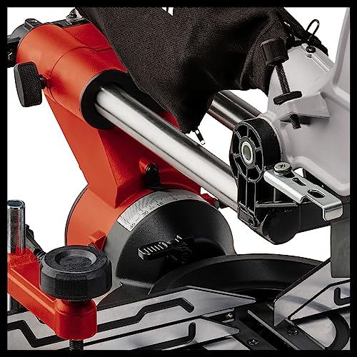 Einhell Zug-Kapp-Gehrungssäge TE-SM 10 L Dual (2.100 W, Ø 254 mm Sägeblatt, 305 mm Schnittbreite, 85 mm Schnitttiefe, Schnittlinienlaser, beidseitige Sägekopfneigung) – Bild 3