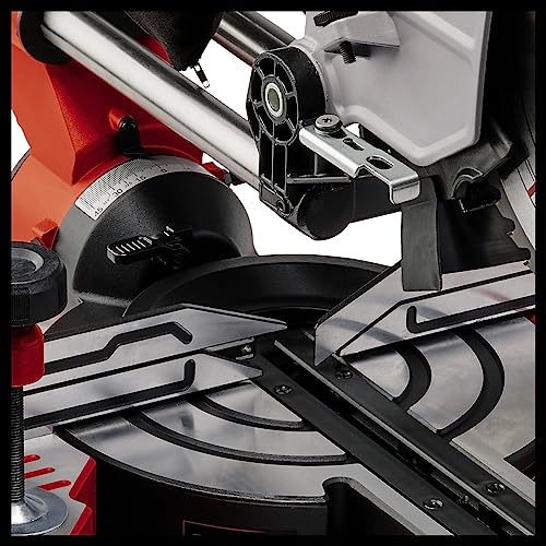 Einhell Zug-Kapp-Gehrungssäge TE-SM 10 L Dual (2.100 W, Ø 254 mm Sägeblatt, 305 mm Schnittbreite, 85 mm Schnitttiefe, Schnittlinienlaser, beidseitige Sägekopfneigung) – Bild 6