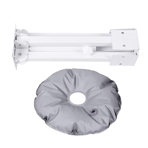 Tragbarer Regenschirmständer, faltbar, 10 kg Kapazität, befüllbare Wasserbasis, ideal für Garten, Pool, Strand, Sand, Außenbereich – Bild 7