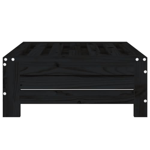 Nqyjm Verkleidung für Sonnenschirmständer Schwarz Massivholz Kiefer für Balkon Terrasse Garten – Bild 4