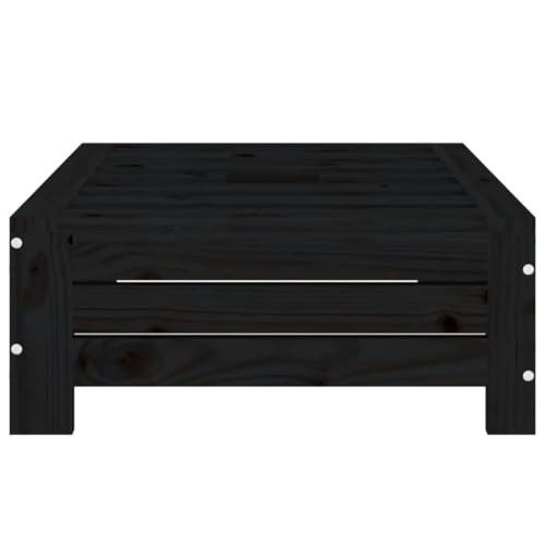 Nqyjm Verkleidung für Sonnenschirmständer Schwarz Massivholz Kiefer für Balkon Terrasse Garten – Bild 5