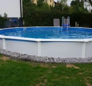 Alternative view of Stahlwandpool rund Karibik 5,40 x 1,20m