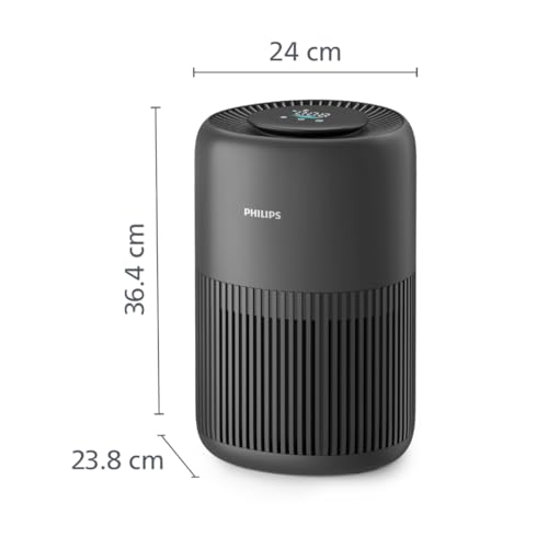 PHILIPS Luftreiniger Serie 900, HEPA NanoProtect Aktivkohlefilter, CADR 250m³/h für 65m² Allergiker, leise, intelligent und energieeffizient (AC0951/13) – Bild 2