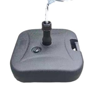 laxreheye Standfuß Für Sonnenschirme Im Außenbereich - Viereckiger wasserbefüllter Parasol Halter Ständer | Rutschfester Parasol-Halter,Für Terrasse, Hinterhof, Balkon, Garten, Rasen Und