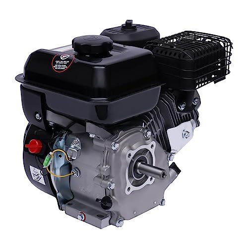Benzin Stromgenerator (mit 7.5 HP 4 Stroke Benzinmotor, 3.6 Liter Tank, leicht und kompakt, leichter Transport des Notstromaggregats, Seilzugstarter, Tragbar 15 kg Gewicht) Schwarz