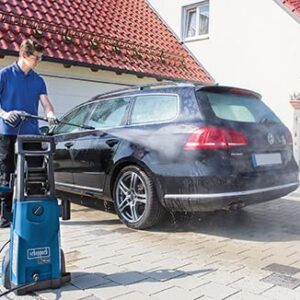 Alternative view of Scheppach Hochdruckreiniger HCE2200 mit 8-TLG. Zubehör | 10m Schlauchrolle | 165bar | 230V 2200W | max. Fördermenge: 468 l/h | langlebige Aluminium Pumpe | Ansaugfunktion & Reinigungsmitteltank