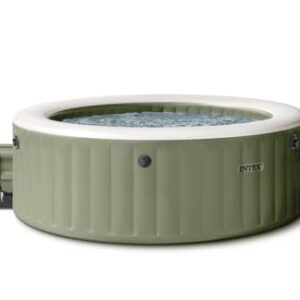 Intex 4-Person Olive Green Round Bubble Spa Set 28426NP (196cm x 71cm)