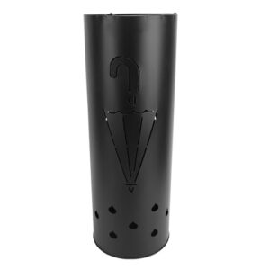 Wangcmcol Schirmständer, stabil, überrollsicher, runder Schirmhalter aus Eisen und Metall für den Eingangsbereich des Hauses (Stil 1)