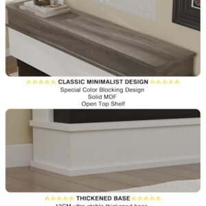 Alternative view of M.C.Haus 3-seitiger elektrischer Kamin-Einsatz - Minimalistischer Kamin - 12 Farb-Flammeneffekt - 1500/750 Watt Heizgerät - Fernbedienung - Holz & Kristalle (60", Weiß)