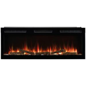 Dimplex Sense 50" Elektrokamin - Wandkamin - Elektrokamin mit Heizung - Kamineinsatz Elektrisch mit LED Optiflame Flameneffekt - Zuschaltbarer 2kW Heizlüfter - Inkl. Fernbedienung und App