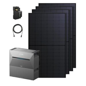 Anker SOLIX Balkonkraftwerk mit Speicher, Solarbank 3 E2700 Pro (2680Wh), BP2700 (2680Wh), 4× 500W Solarpanels, 4 MPPTs (3600W), bis zu 16kWh, 1200W bidirektional, Anker Intelligence, Plug&Play