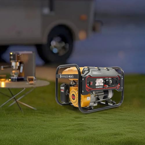 Inverter Stromerzeuger 2000W Maximalleistung 6.5PS 4-Takt-Benzin-Generator 230V Stromgenerator Benzin Notstromaggregat, Tragbarer Generator Ölmangelsicherung, Überlastschutz – Bild 2