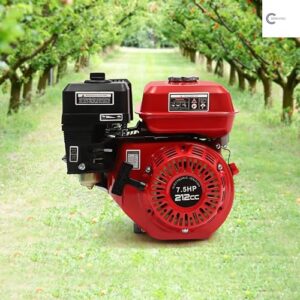 Alternative view of Viertakt-Notstromaggregat 7,5 Leistung 4000 Watt Benzin-Antriebsmotor Pferdestärken Generator, Schutz vor niedrigem Ölstand Geräuscharm