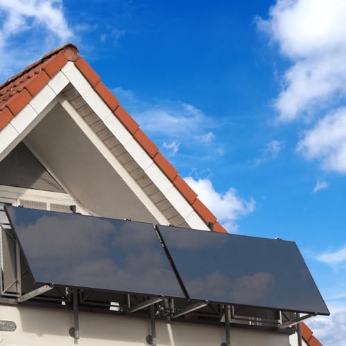 SUNNIVA® 1840W Balkonkraftwerk BIFAZIAL FULLBLACK komplett Steckdose TSUN 800W Wechselrichter, PV Solaranlage, 4x 460W Glas-Glas Solarmodule, inkl. 5m Kabel, Bluetooth WIFI, Komplettset – Bild 7
