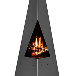 Gartenofen Faiko 4 Terrassenofen 120 cm Kamin Holzofen 25429 Feuersäule Gartenkamin modern hitzebeständig
