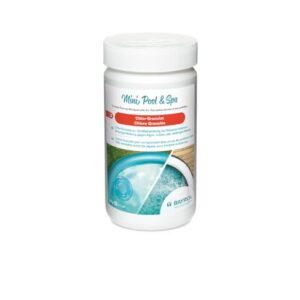 BAYROL Mini Pool&Spa Chlor-Granulat zur Schnelldesinfektion bei Wasserproblemen – sofortige Wirkung gegen Algen, trübes, milchiges Wasser in kleinen Pools und Whirlpools