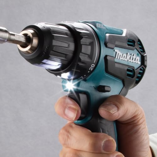 Makita DHP490RFX3 Akku-Schlagbohrschrauber 18V / 3,0 Ah, 2 Akkus Ladegerät im Koffer 74-tlg. Zubehör-Set – Bild 10