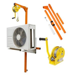 Robuste Klimaanlagenhalterung, sichere Kapazität von 204 kg zum Anheben und Installieren, ideal für Haus- und Bürogebäude