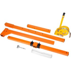 Alternative view of Robuste Klimaanlagenhalterung, sichere Kapazität von 204 kg zum Anheben und Installieren, ideal für Haus- und Bürogebäude