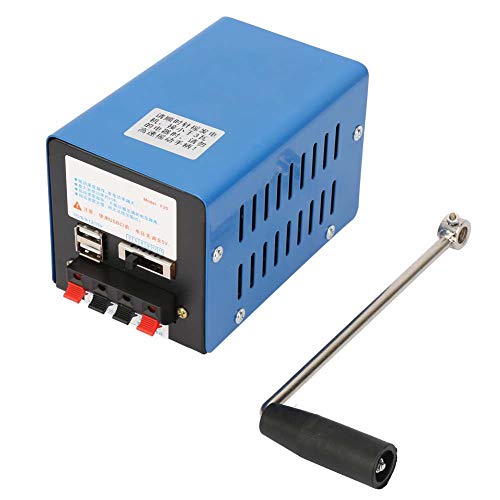 lyrlody Tragbarer Handkurbelgenerator, Starke Stromerzeugung, USB-Aufladung, Geräuscharm, Stabile Leistung, Kompakte Größe, Geringes Gewicht, für den Feldeinsatz – Bild 6