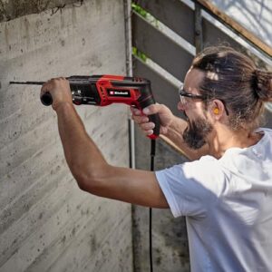Alternative view of Einhell Bohrhammer TC-RH 800 4F (800 W, 2.6 Joule, Bohren Hammerbohren Meißeln mit/ohne Fixierung, pneumatisches Schlagwerk, SDS-Plus, Dauerlaufarretierung, inkl. E-Box)