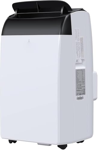 Mobile klimaanlage,12000 BTU Mobiles Klimagerät mit Abluftschlauch 4 in-1 Mobile Klimaanlage Silent <52 dB Fernbedienung | Fenster-Installationsset |24h-Timer Ideal für Haus/BüRo