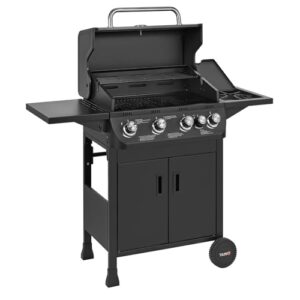 Alternative view of TAINO BRANDO 4 1 Gasgrill 4 Brenner Seitenkocher BBQ Grillwagen Gasgriller