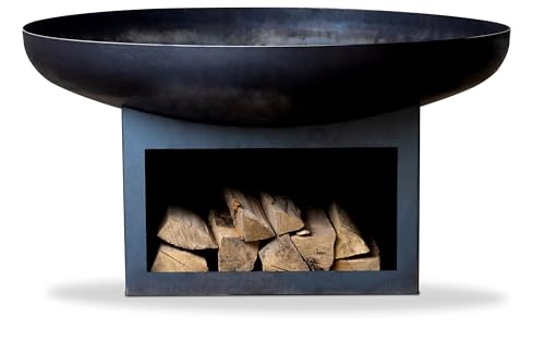 SOUK ONE Feuerschalen, Feuerschale Palma Ø 100 cm - Feuerstelle für den Garten, Terrasse und Balkon, Feuertonne und Feuerkorb