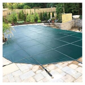 Alternative view of Sicherheits-Poolabdeckung Für Rechteckige Pools, Runde Winter-Poolabdeckung Winter-Poolabdeckungen Für Einbaupools (Pools Mit Mittelstufe)(Green,Dia 8.8m(29ft))