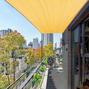 Alternative view of Sonnensegel Sonnenschutz Rechteckig,Schatten Netz Wetterschutz,Reißfest Schattenabdeckung Wasserdurchlässig,Garten Schattierungsnetz Luftdurchlässig Für Terrasse, Garten, Pergola(7mx8m)