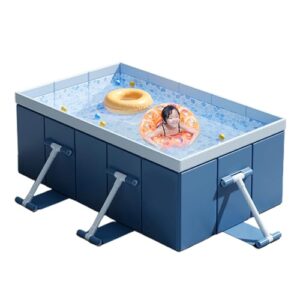 Nicht unflatierbarer Schwimmbad, Faltbarer, Nicht unflatierbarer Pool - Nicht unflatbare Kinder Hard Shell Swimming Pool,Tragbares Sommer -Wasserspielspielzeug für Kinder, Erwachsene und Haustiere