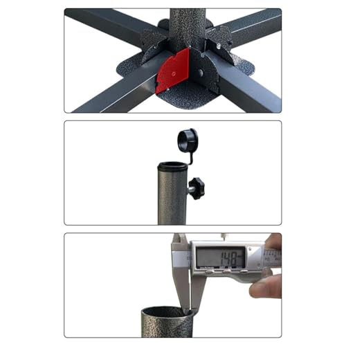 MotiveTech Klappbarer Sonnenschirmständer für Garten, Strand Und Pool – Bild 5