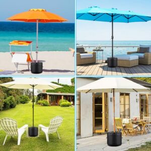 Alternative view of Strapazierfähiger Wassersack für Regenschirm, strapazierfähiges 500D-PVC mit 2 griffigen Griffen für Outdoor, Terrasse, Garten und Strand Stabilität