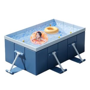 Nicht unflatierbarer Schwimmbad, Faltbarer, Nicht unflatierbarer Pool | Falten Sie Hard Shell Kiddie Pool für Kinder,Tragbares Sommer -Wasserspielspielzeug für Kinder, Erwachsene und Haustiere