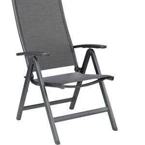 KETTLER | Simply | Multipositionssessel | anthrazit matt/Graphite | Aluminium/Outdoorgewebe