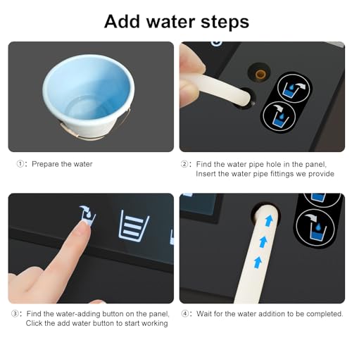 Mexhom Wasserdampf-Kamin, Fernbedienung intelligentes elektrisches Feuer, mehrere Farben elektrischer Kamin, 100cm – Bild 6